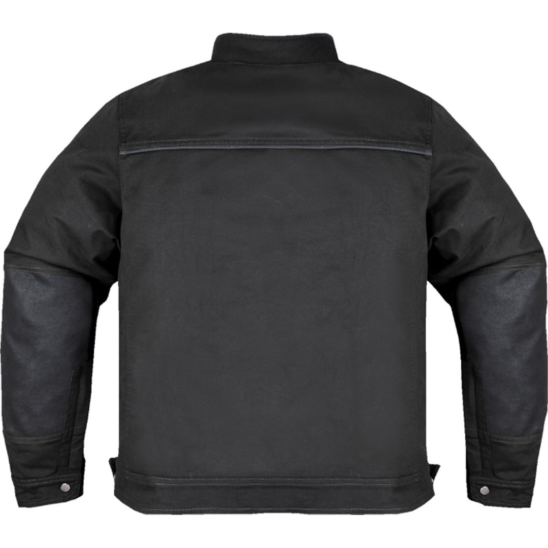 ICON Mototanker Jacket Black - Rear View