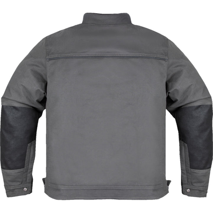 ICON Mototanker Jacket Gray - Rear View
