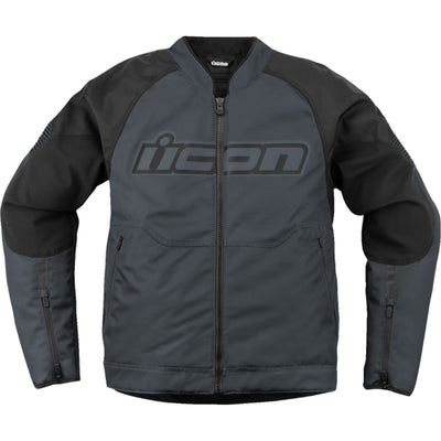 ICON Overlord3 Jacket Slate - Front View