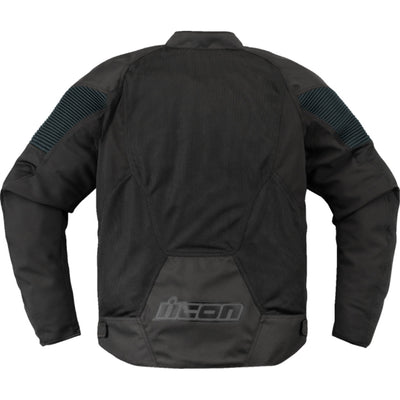 ICON Overlord3 Mesh Jacket Black - Rear View