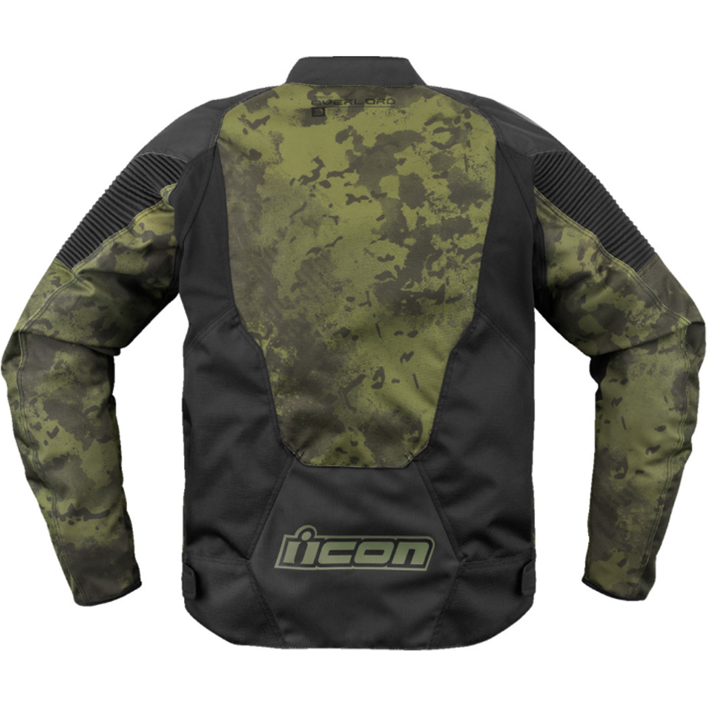 ICON Overlord3 Magnacross Jacket Green - Rear View