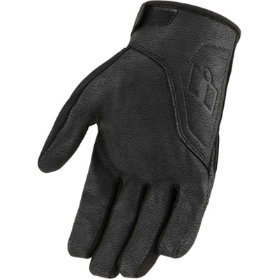 ICON PDX3 Gloves Black - Palm View