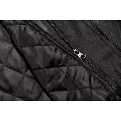 ICON PDX3 Jacket Black - Close-Up of Interior Lining Zipper