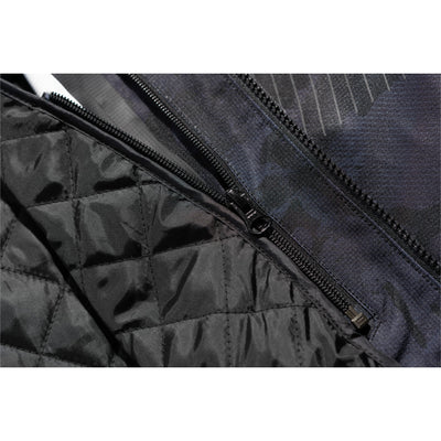 ICON PDX3 Jacket Dark Camo - Close-Up of Interior Lining Zipper