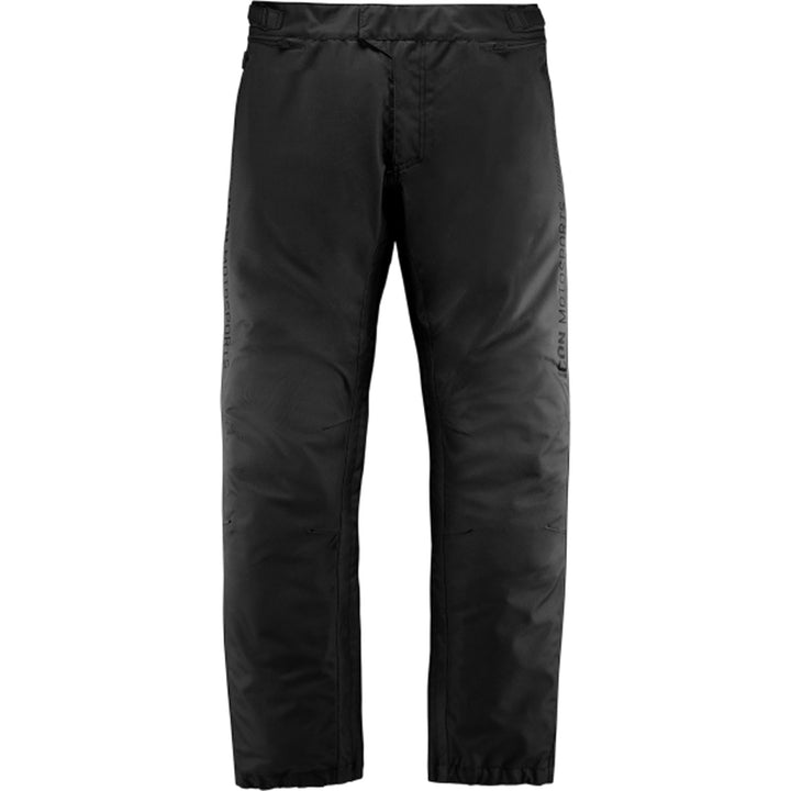 ICON PDX3 Overpant Black - Front View