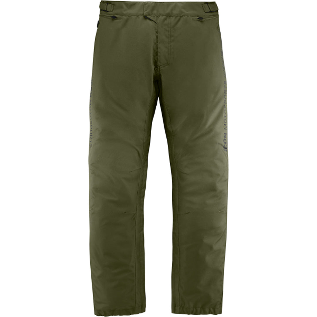 ICON PDX3 Overpant Olive - Front View