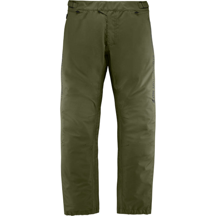 ICON PDX3 Overpant Olive - Front View