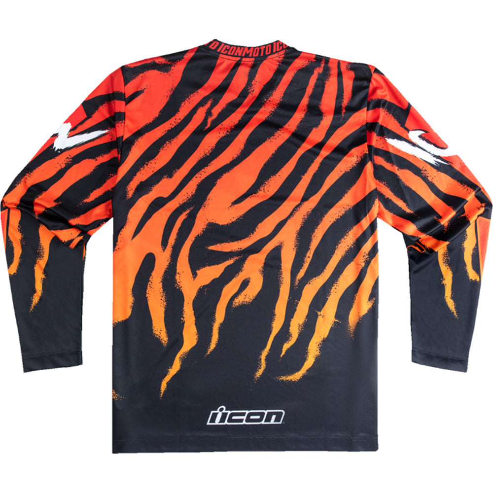 ICON Rad Dawn Jersey Orange - Rear View