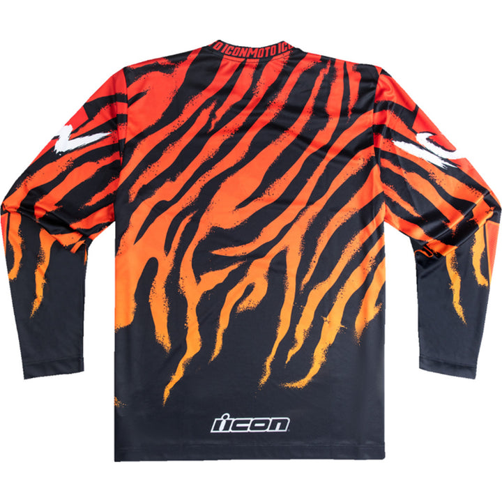 ICON Rad Dawn Jersey Orange - Rear View