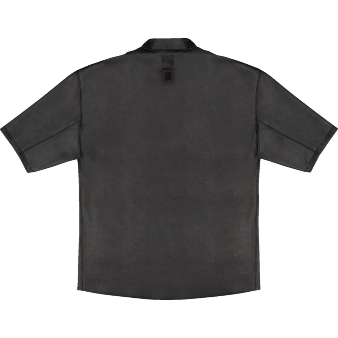 ICON Short Track Short-Sleeve Jacket Black - Rear View
