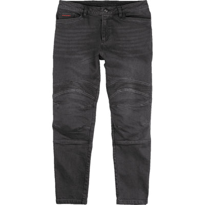 ICON Slabtown Jeans Black - Front View