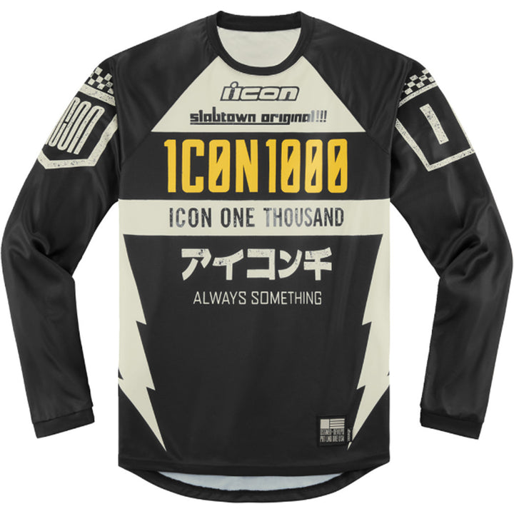 ICON Slabtown Jersey Black - Front View