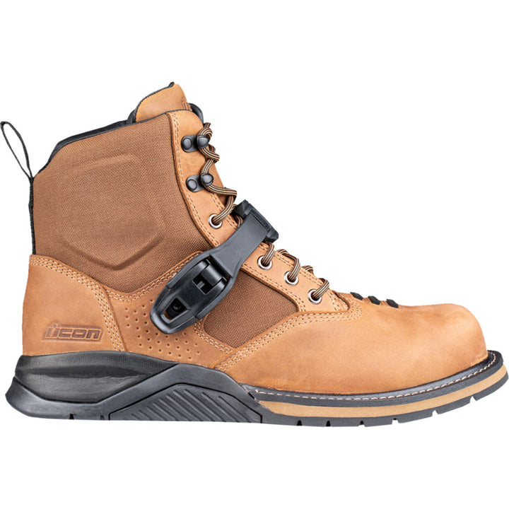 ICON Superduty6 Safety Toe Boots Brown - Outer Side View
