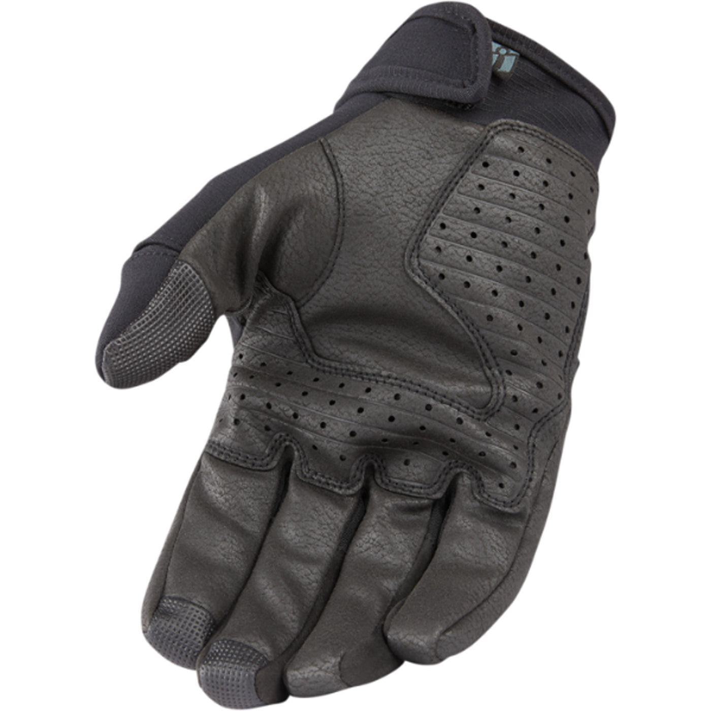 ICON Stormhawk Gloves Black - Palm View