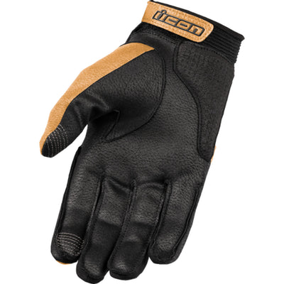 ICON Superduty3 Gloves Tan - Palm View