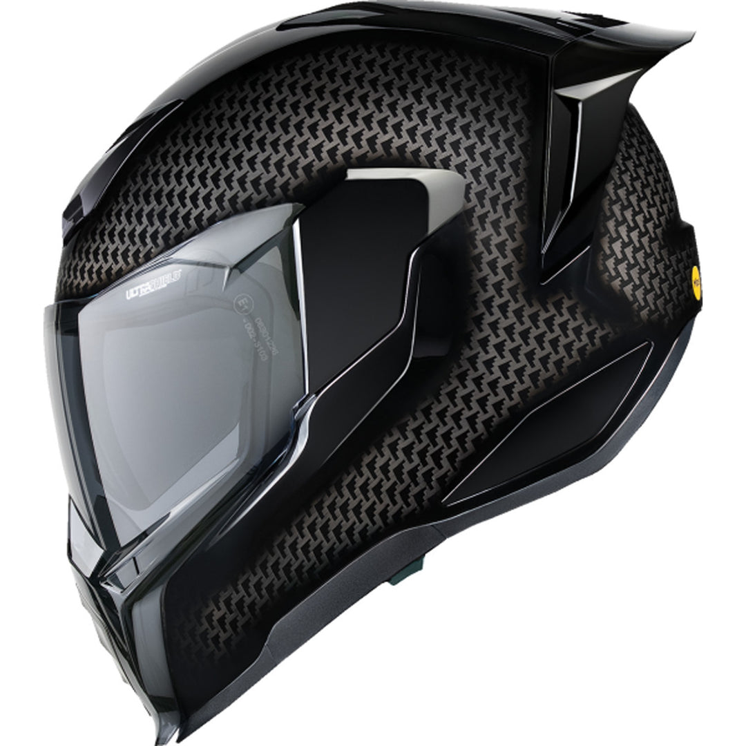 ICON Ultraflite Carbon MIPS Helmet Black - Left Side View