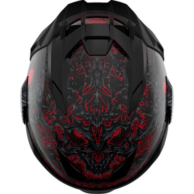 ICON Ultraflite Misanthrope MIPS Helmet Black - Top Down View