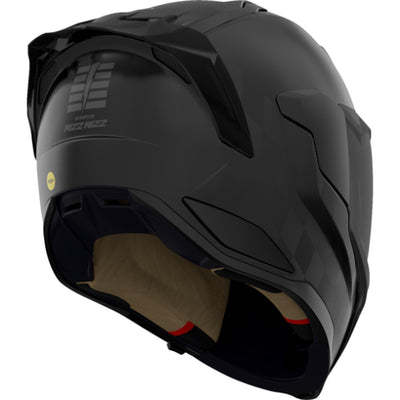 ICON Ultraflite Rizz Rizz MIPS Helmet Black - Rear Right Side View