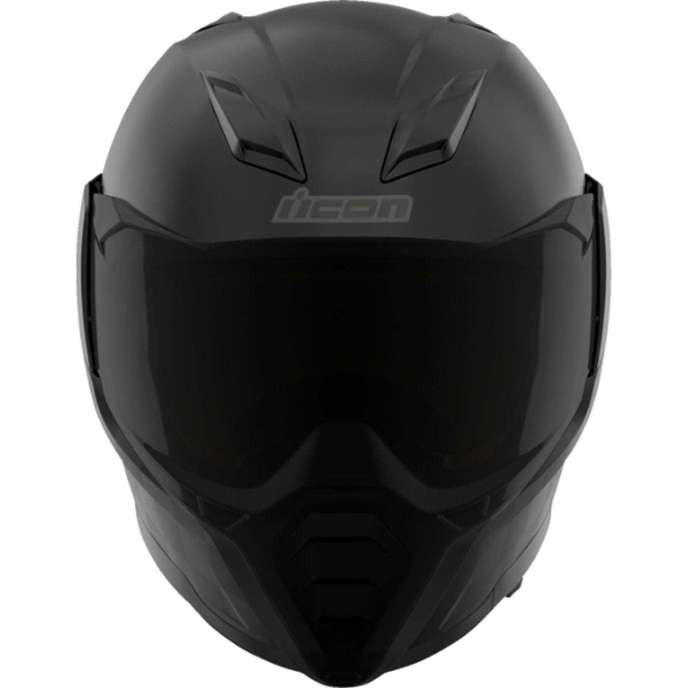 ICON Ultraflite Rizz Rizz MIPS Helmet Black - Front View