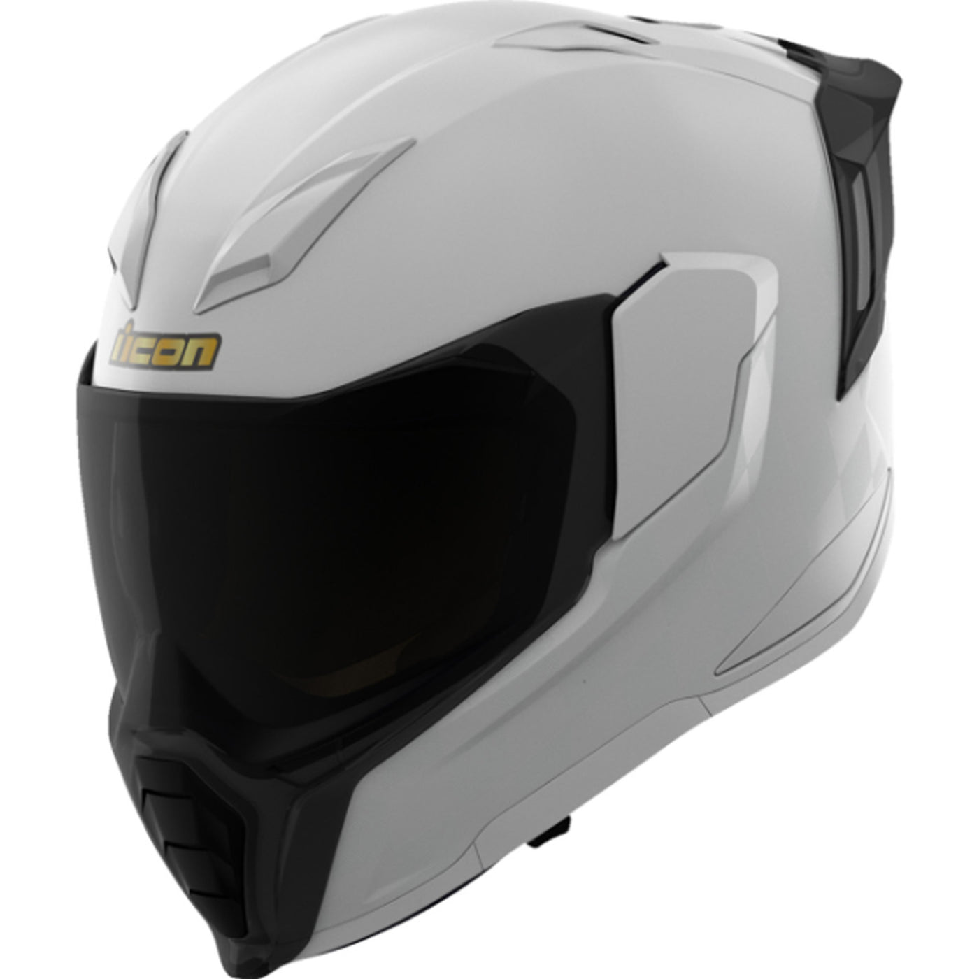 ICON Ultraflite Rizz Rizz MIPS Helmet White - Front Left Side View