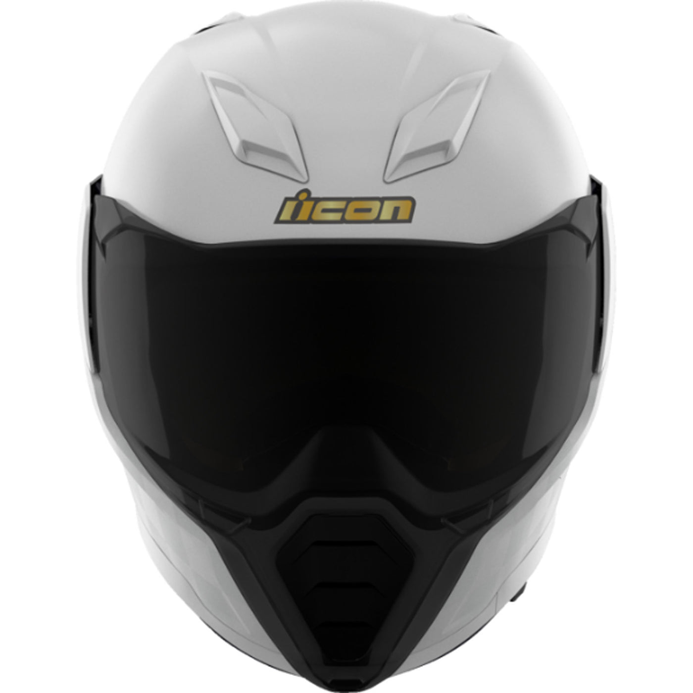 ICON Ultraflite Rizz Rizz MIPS Helmet White - Front View