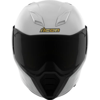 ICON Ultraflite Rizz Rizz MIPS Helmet White - Front View