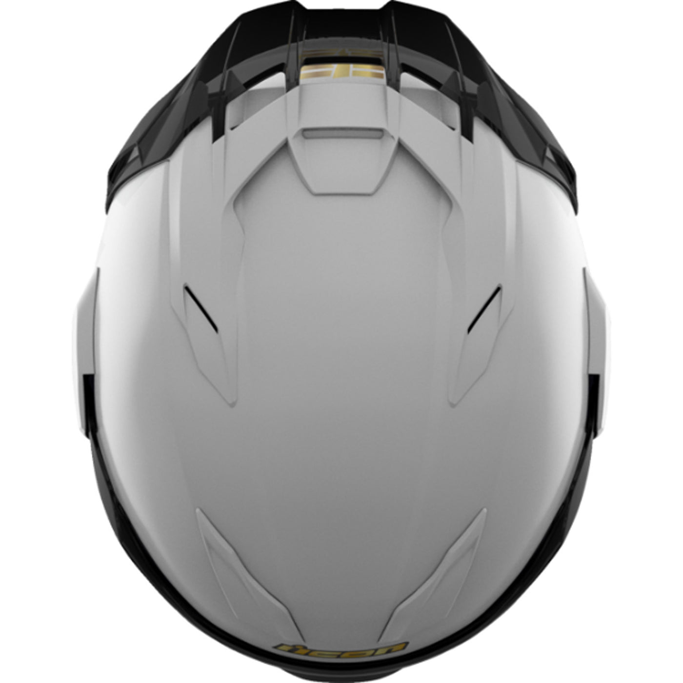 ICON Ultraflite Rizz Rizz MIPS Helmet White - Top Down View