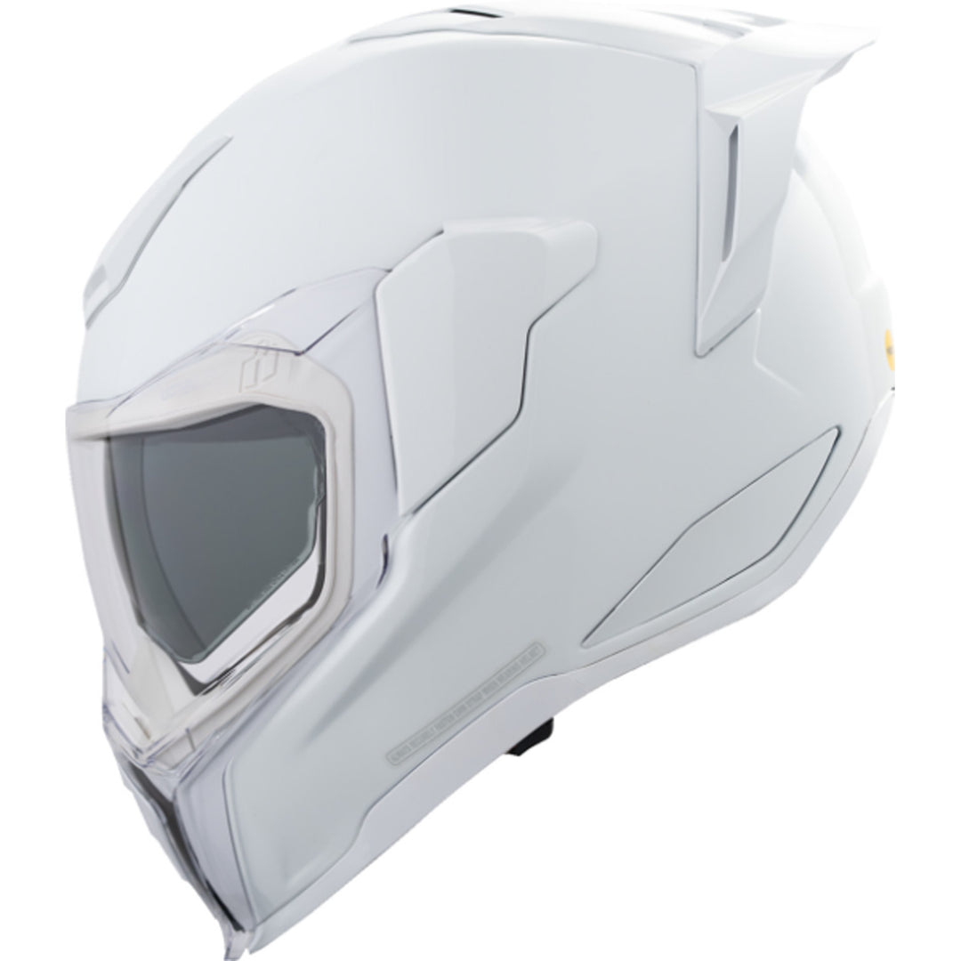 ICON Ultraflite Solid MIPS Helmet Gloss White - Left Side View