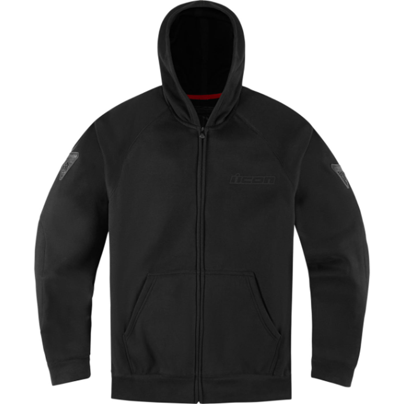 ICON Uparmor Hoodie Black - Front View