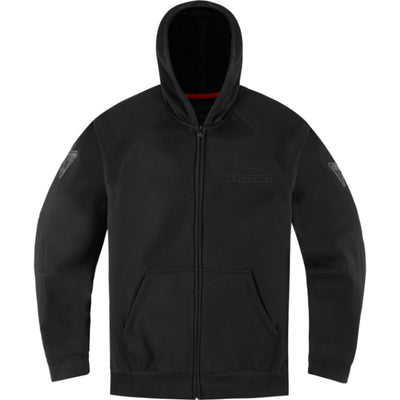 ICON Uparmor Hoodie Black - Front View