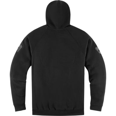 ICON Uparmor Hoodie Black - Rear View