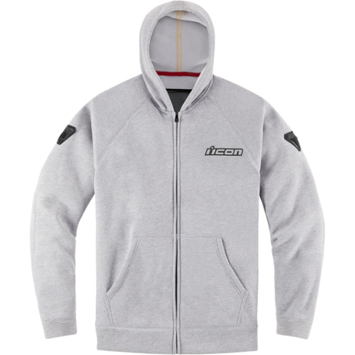 ICON Uparmor Hoodie Gray - Front View