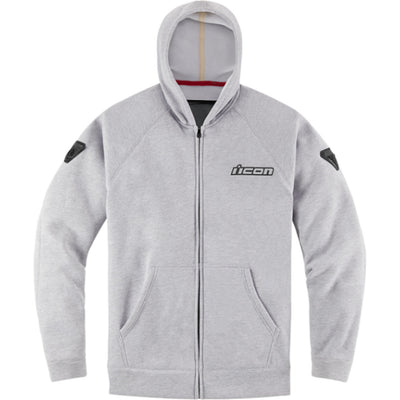 ICON Uparmor Hoodie Gray - Front View