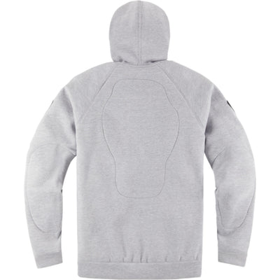 ICON Uparmor Hoodie Gray - Rear View