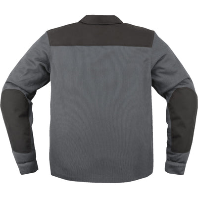 ICON Upstate Mesh CE Jacket Gray - Rear View