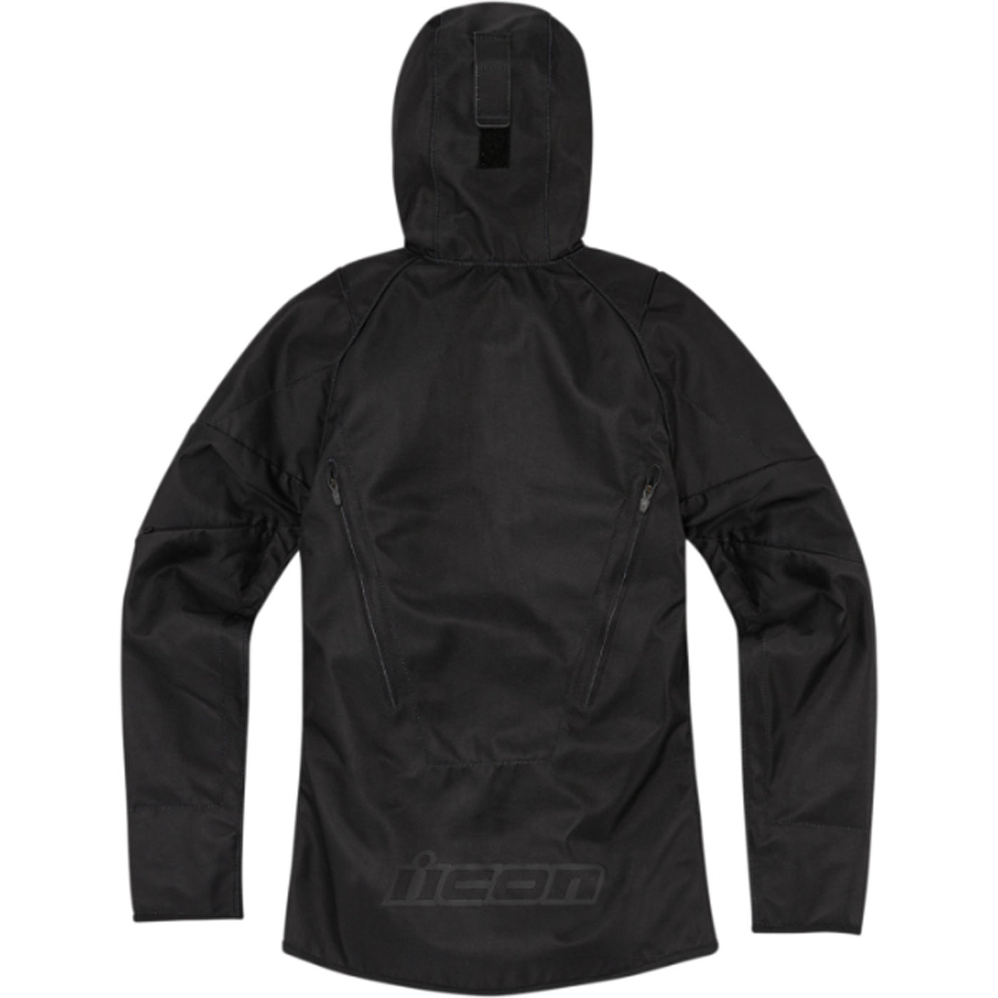 ICON Women's Airform Jacket Black - Rear View