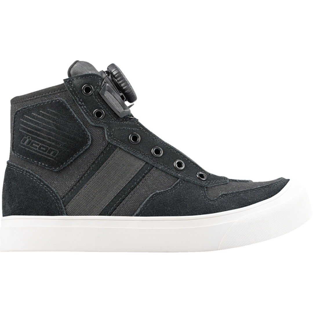 ICON Women's Dog Days Boots Black - Outer Side View