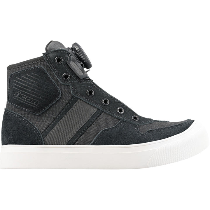 ICON Women's Dog Days Boots Black - Outer Side View