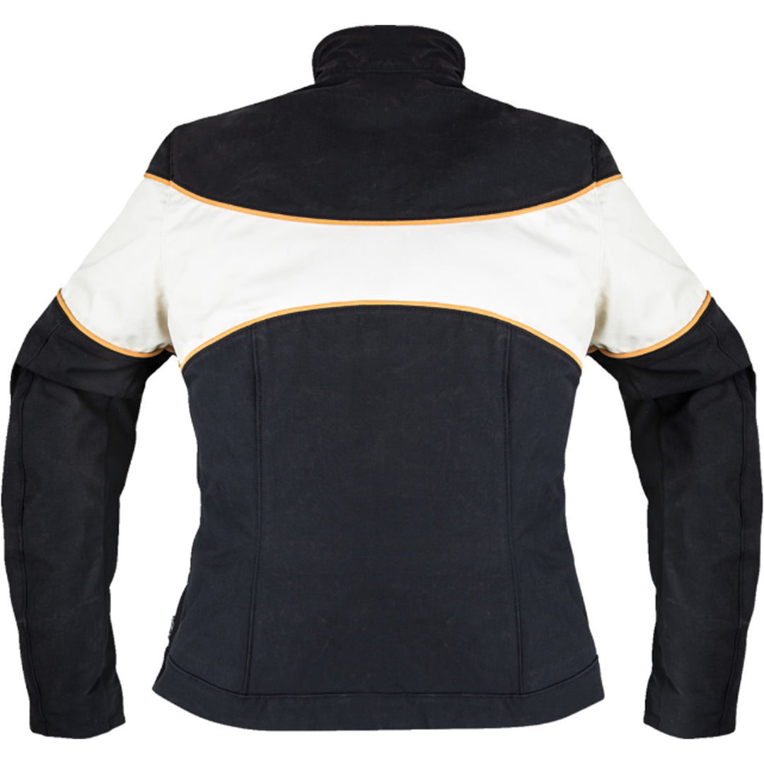 ICON Women's Hella 4 Jacket Black - Rear View