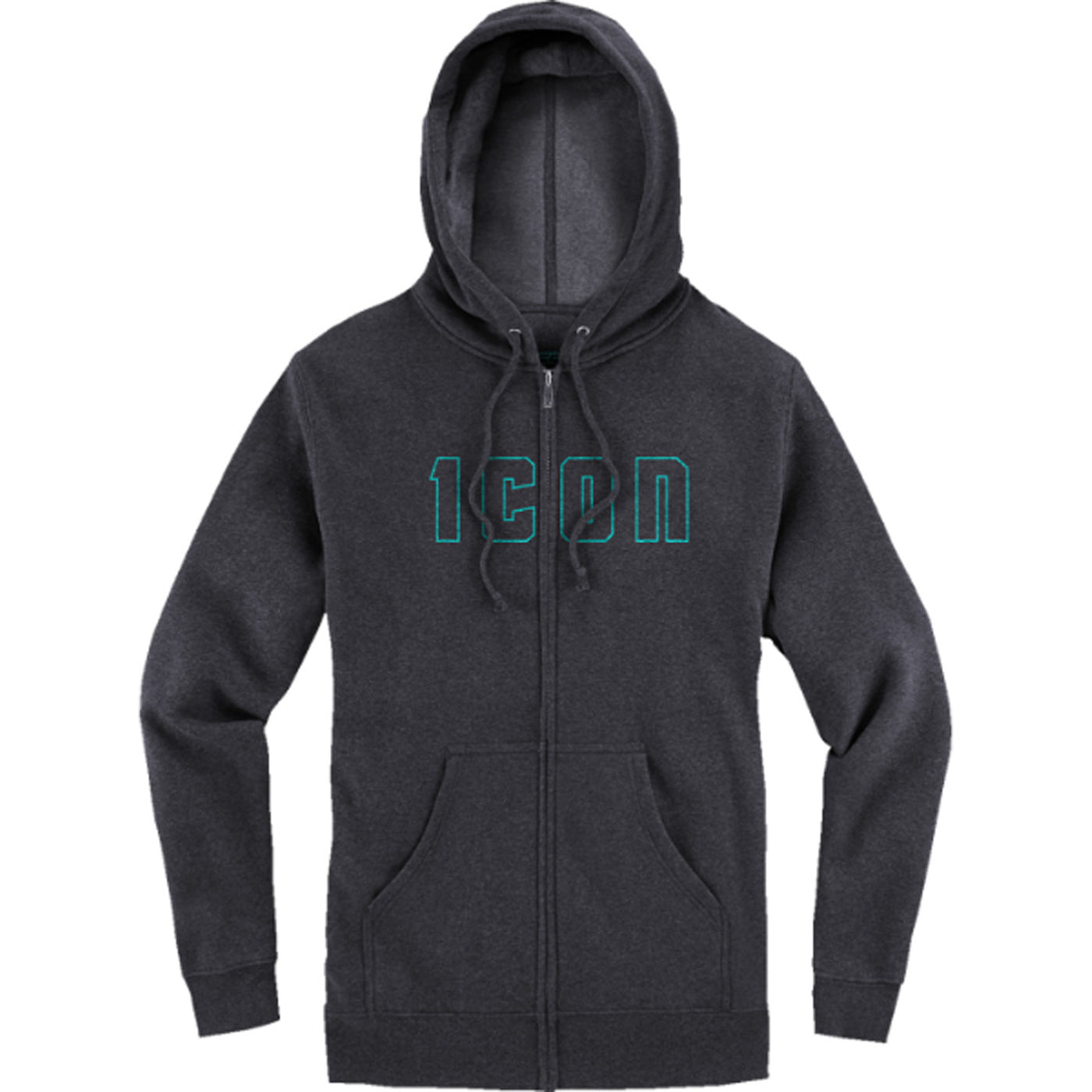 ICON Women's Kat Stevens Hoodie Charcoal - Front View