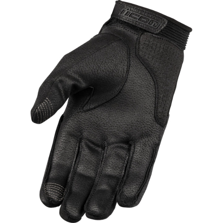 ICON Women's Superduty3 Gloves Black - Palm View