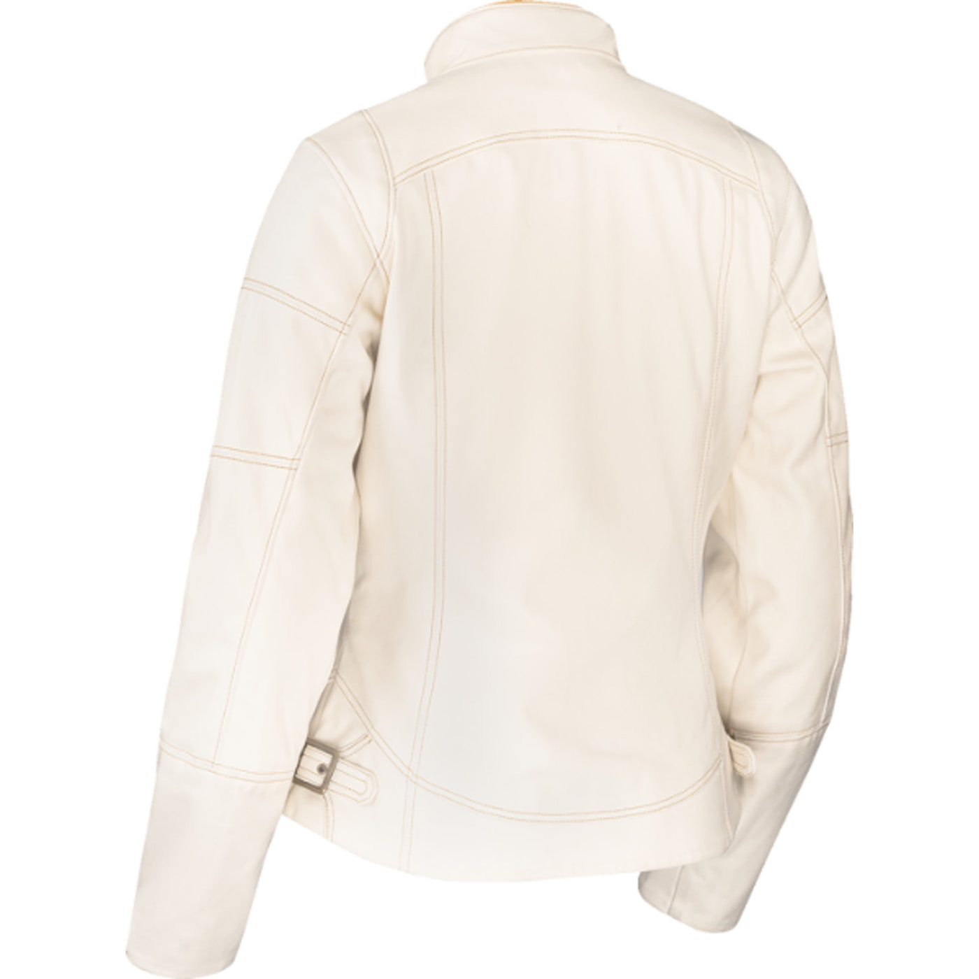 ICON Women's Tuscadero3 Jacket White - Rear View