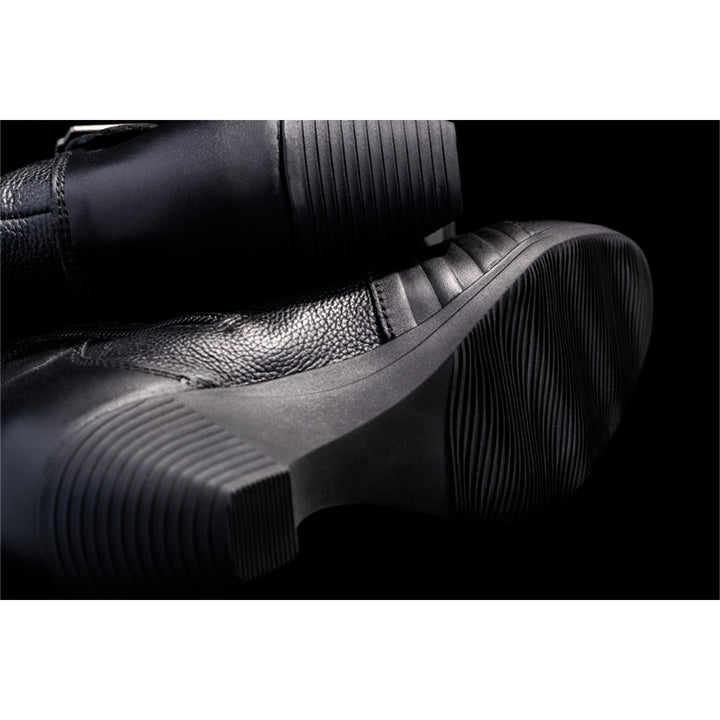 ICON Women's Tuscadero Boots Black - Close-Up of Sole Details