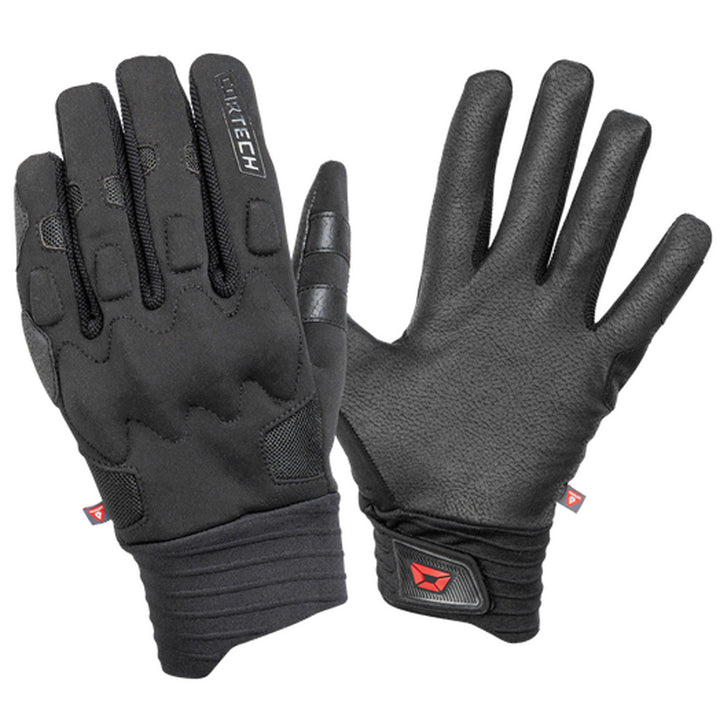 Cortech Insu-Lite Gloves Black - Dual View of Back of Hand and Palm