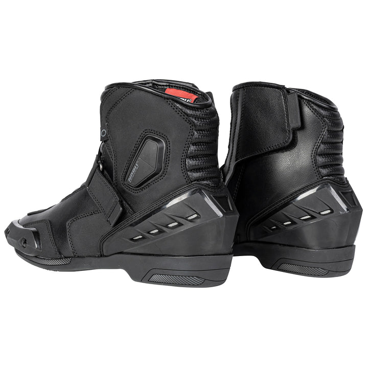 Noru Izu Boots Black - Rear Side View