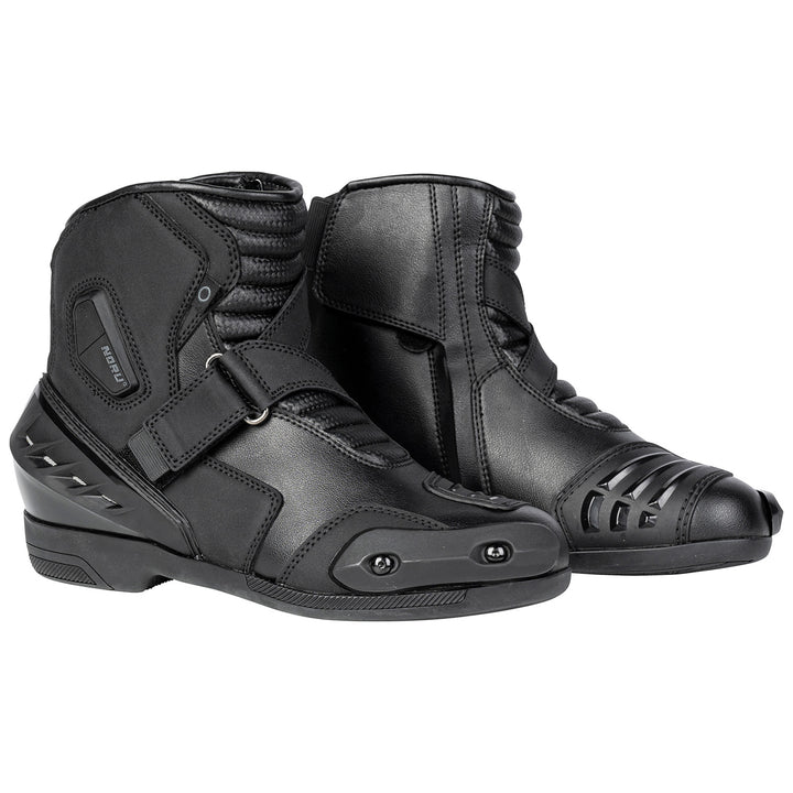 Noru Izu Boots Black - Front Side View