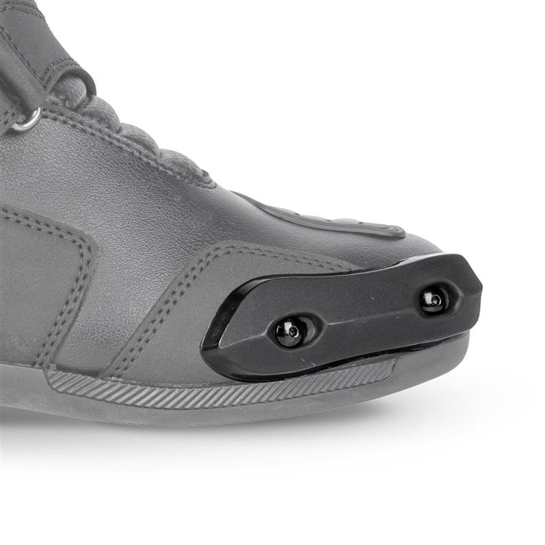 Noru Izu Toe Sliders - Close-Up of Slider installed on toe of boot