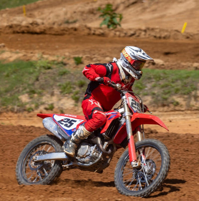 Our Expert, John, on his 2024 Honda CRF450R racing motocross