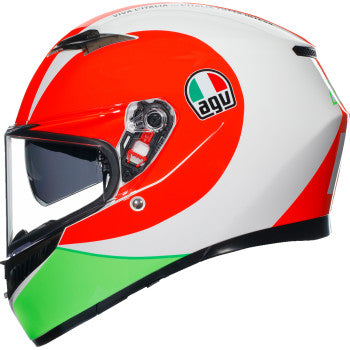 AGV K3 Rossi Mugello 2018 Helmet - Left Side View