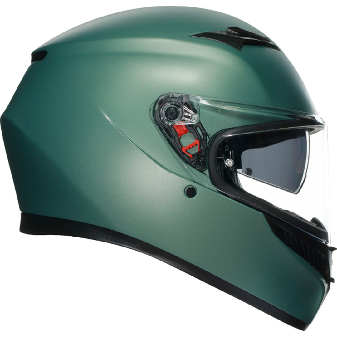 AGV K3 Solid Hemet Matte Salvia Green - Right Side View